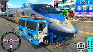 New Police Tow Truck Vs Bullet Train - 3D Driving Class 2026 - Best Android Gameplay screenshot 4