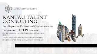 ENCO 3326 Pre-Departure Professional Communication Programme