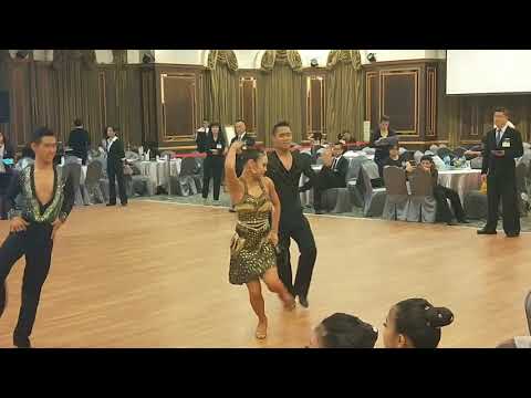 2018/8/4全友盃  士峻&奕萱  青年A組拉丁決賽  捷舞
