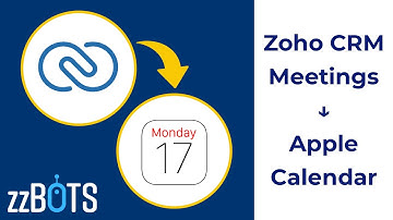 How to Sync Zoho CRM Meetings to Apple iCloud Calendar Events | zzBots