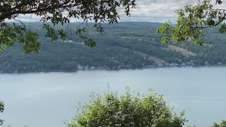 Soaking in the history and serenity of Garrett Chapel at Keuka Lake in Bluff Point, New York — Augus
