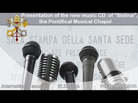 2016.10.07 Presentation of the new music CD of "Sistina"