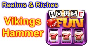 HOUSE OF FUN Slots Game Vikings Hammer Cell Phone screenshot 3
