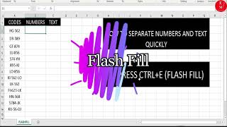 Using Flash Fill In Excel Excel Flash Fill Tutorial Autofill Excel 2016 Flash Fill Ms Excel.