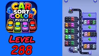 Car Sort Color Puzzle Level 288 Walkthrough