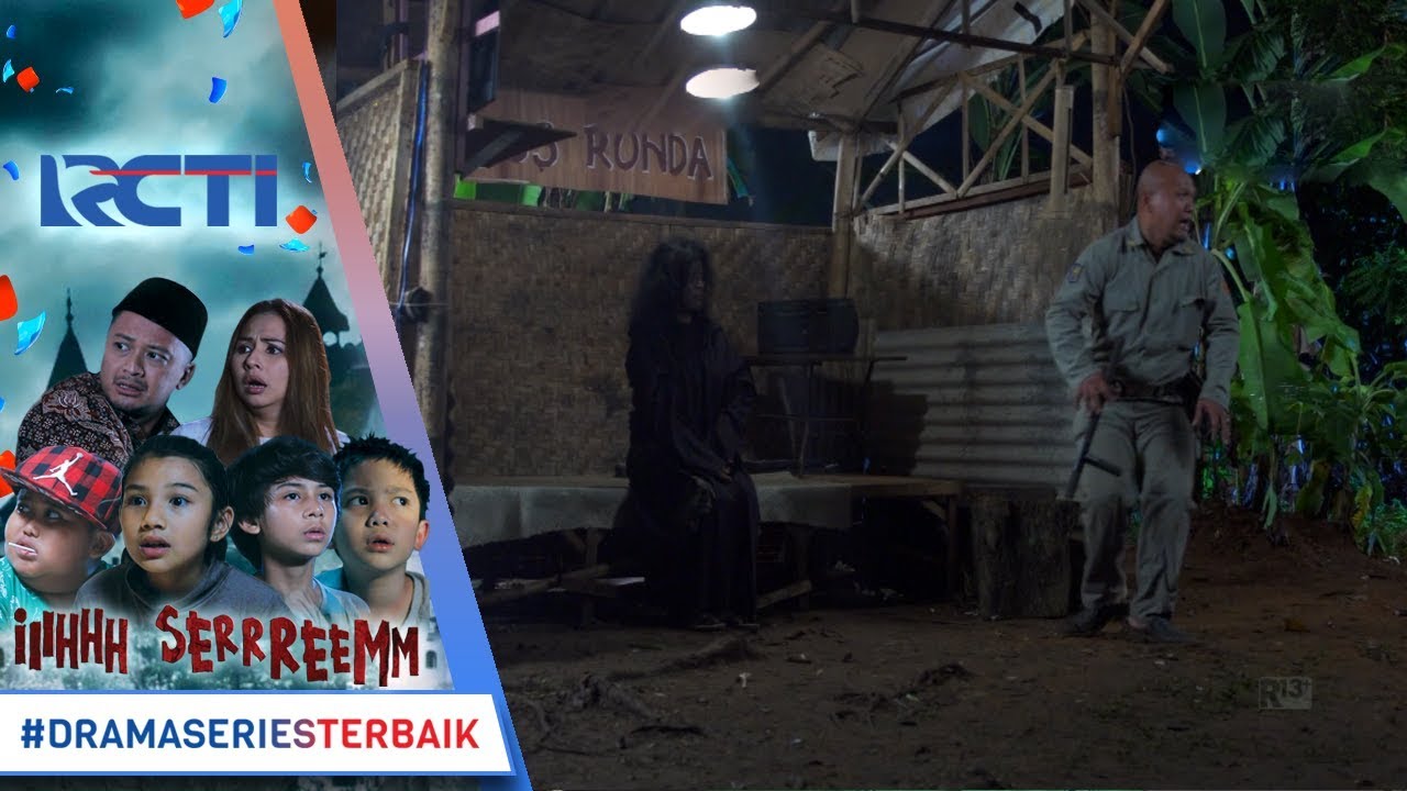 IH SEREM - Iyalohhh Hansip Botak Ketemu Hantu Korban Kebakaran Di Pos Hansip [13 Desember 2017]