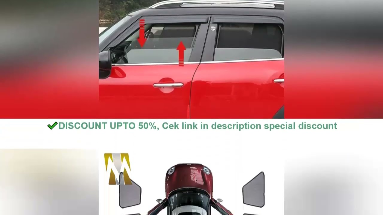 Window Sunshade Car Accessories Sunshield Magnetic Shade Blind Mesh Cover For Mini Cooper F54 F55 F5