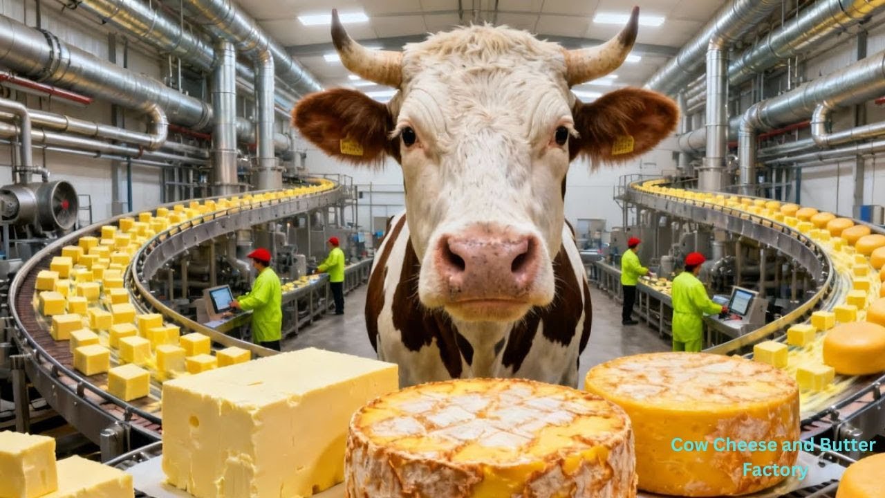 Inside the Cow Leather Factory–Million-Dollar Butter Products Are Made from Horse Skin (Full Process
