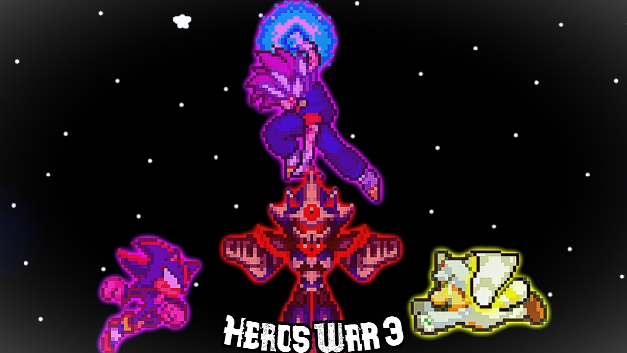 Vegito, Shadic & Marigi Vs Mechadrix | Sprite Animation