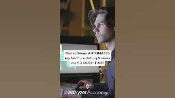 This software AUTOMATES my furniture drilling! #manufacturing #joinery design
