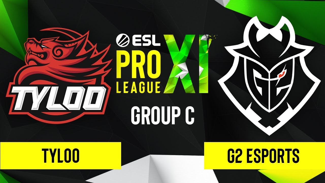 CS:GO - G2 Esports vs. TYLOO [Dust2] Map 2 - ESL Pro League Season 11 - Group C