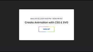 You're Invited! Create Animation with CSS and SVG - Qoom Workshop