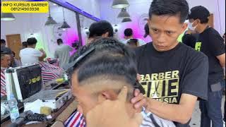 REVIEW SEKOLAH POTONG RAMBUT FBC (FIXIE BARBER COURSE )INDONESIA
