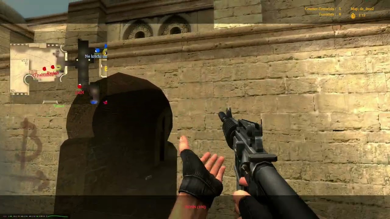 CS Source - 4k 60+ fps on Android multiplayer