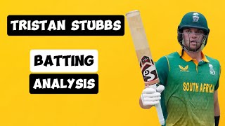 Cricket Analysis: Tristan Stubbs Batting Style And Technique Analysis