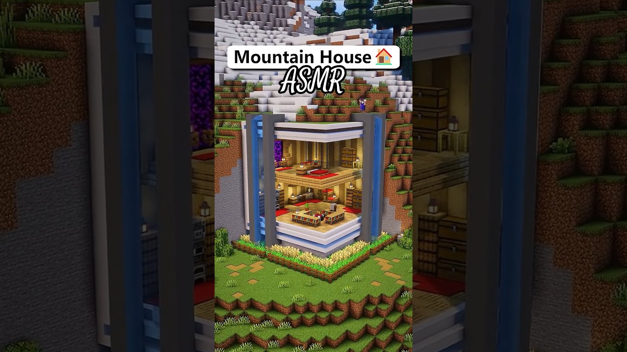 Minecraft MODERN Mountain House 🏡 