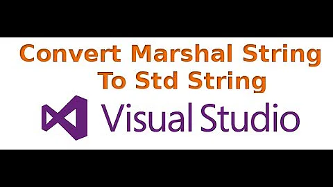 Convert Marshal String To Std String In Windows Form (GUI) in C++