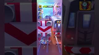 ¡Jugando en CÁMARA LENTA en Subway City! ⏱️ (Reto Salto Temporal) #gaming #subwaysurfers #shorts