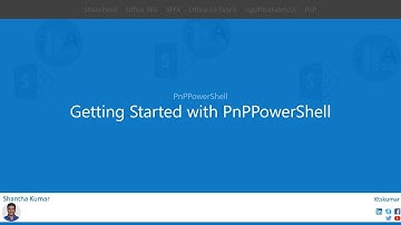 Getting Started with PnP PowerShell
