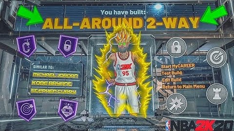 All Around 2 Way Build 2k20! Best Guard Build In NBA 2k20! Michael Jordan / Kobe Bryant Build! 2020