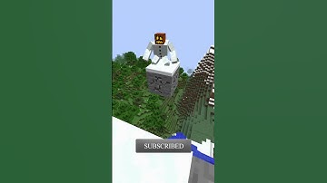 Would YOU save the Snow GOLEM 🤔? #shorts #minecraft