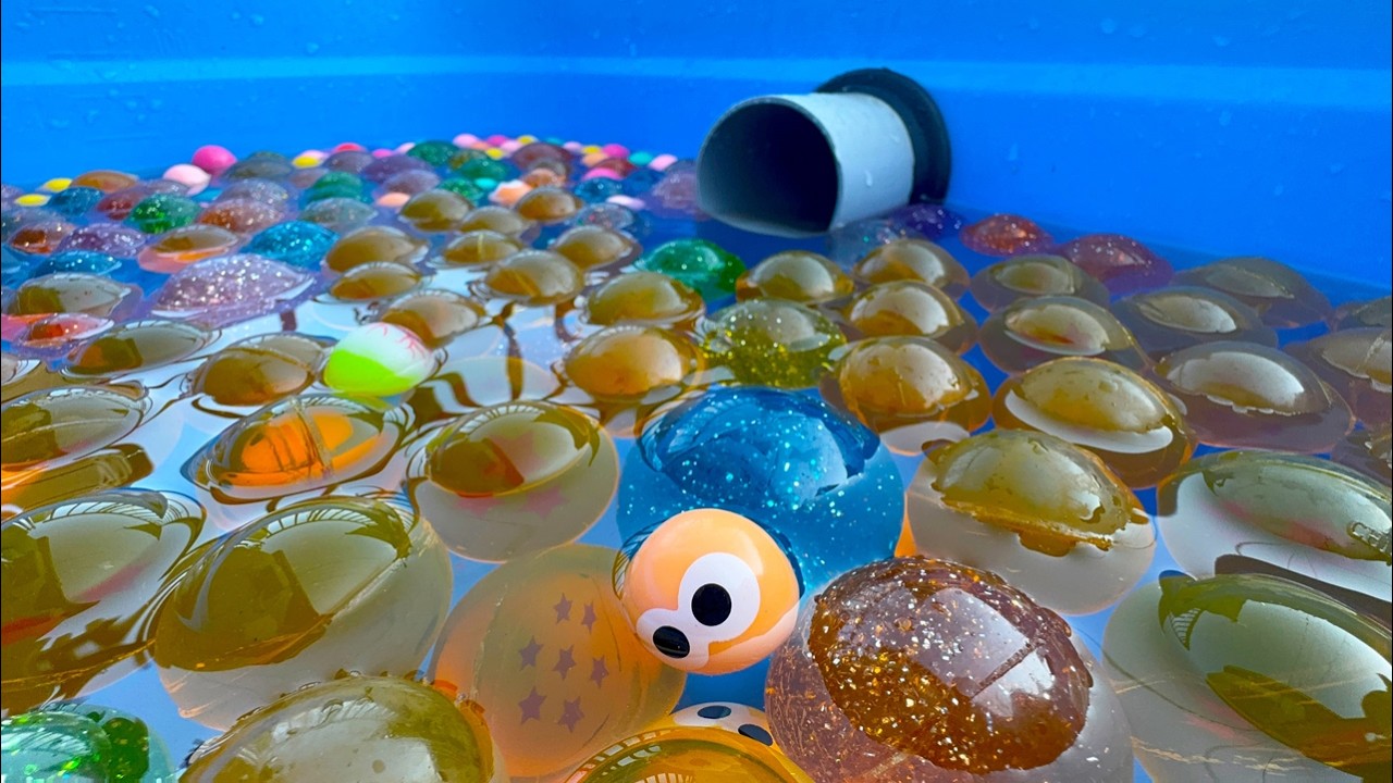 ウォーターマーブルラン☆水の癒しの音ASMR  Marble Run 小さな目玉ボール