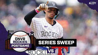 Colorado Rockies SWEEP the reigning World Series Champion Texas Rangers | DNVR Rockies Podcast