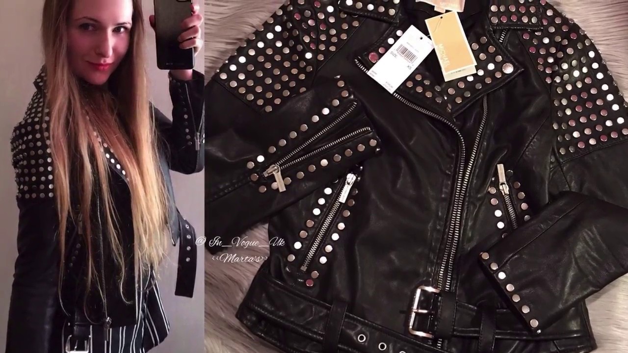 michael kors studded jacket