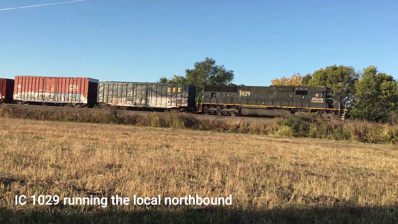 Illinois Central locomotive spotted in Plainfield IL