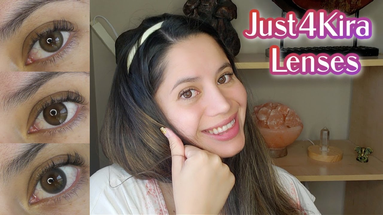 Just4Kira Contacts Review NATURAL COLORED LENSES FOR DARK EYES YouTube