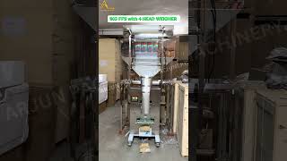 ⚡ Increase Packing Speed with 1kg FFS Machine | 4 Head Weigher #shorts