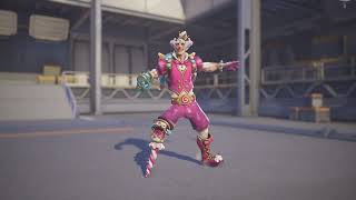 Junkrat's Sipping Emote with Assorted Skins