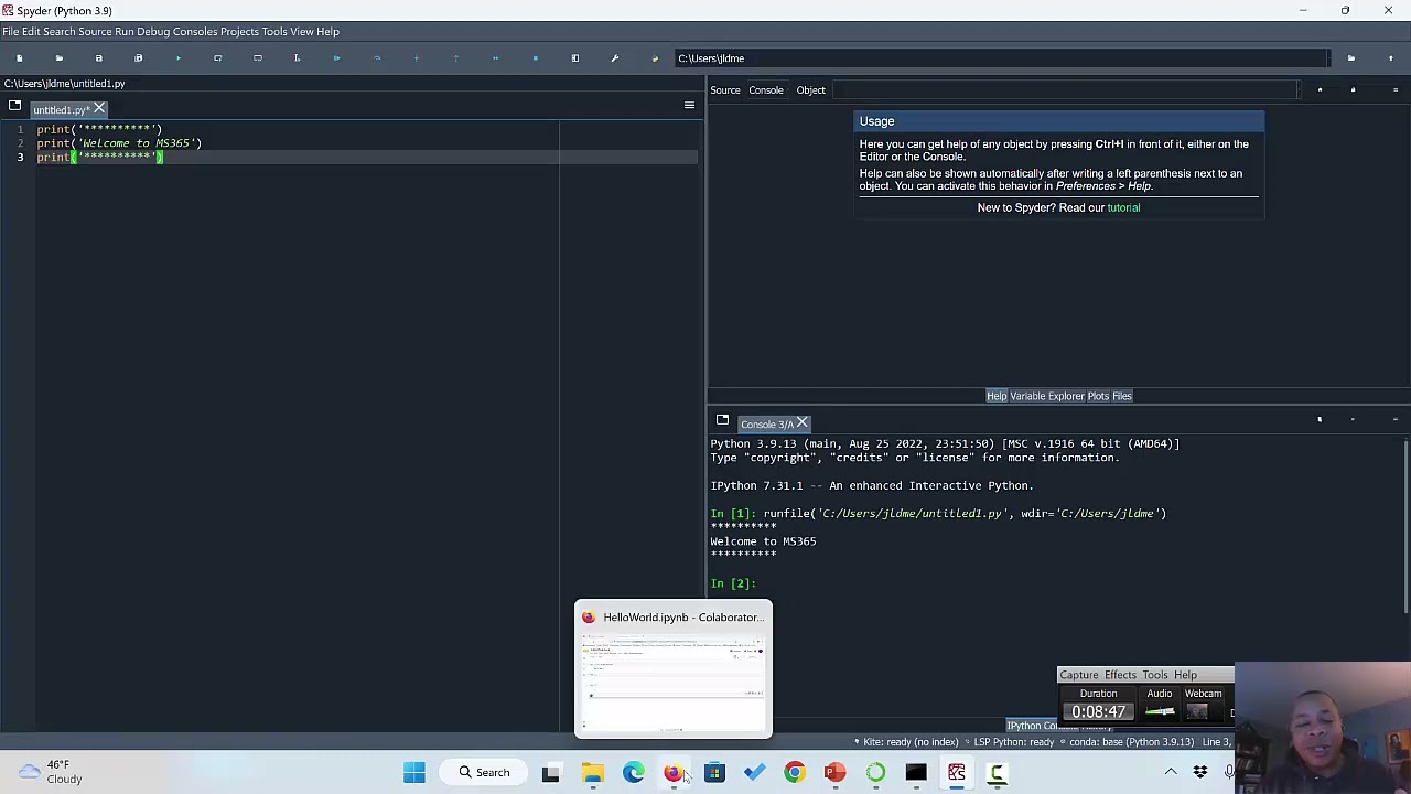 Getting Started with Google Colab