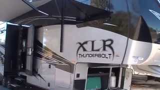 Jeff Couchs RV Nation Forestriver XLR Thunderbolt 395AMP Toy Hauler 5th wheel