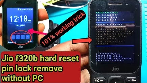 jio f320b hard reset | pin lock remove | jio mobile ka lock kaise Tode | new jio phone lock remove