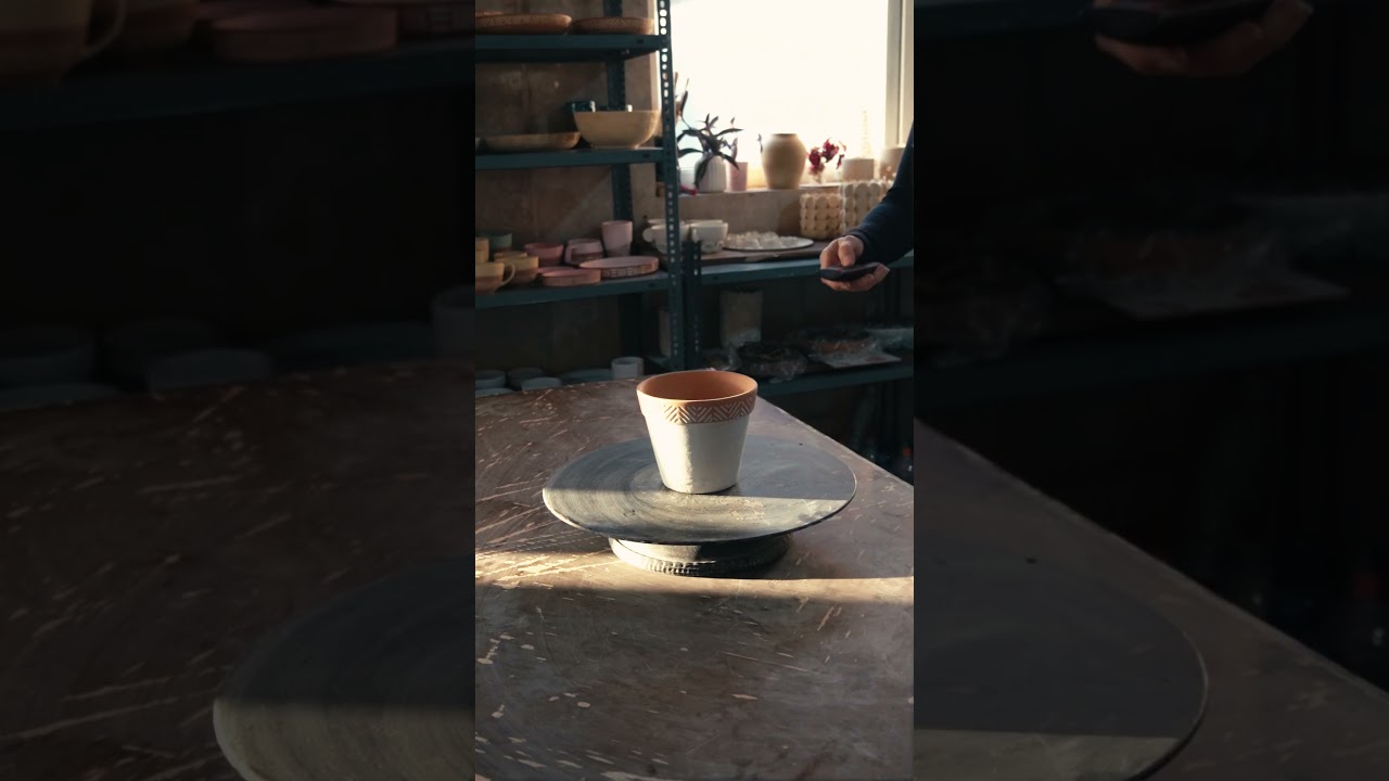 Ceramic Product Showcase with Remote Control Magic! | Creative Video Editing & Masking Effects