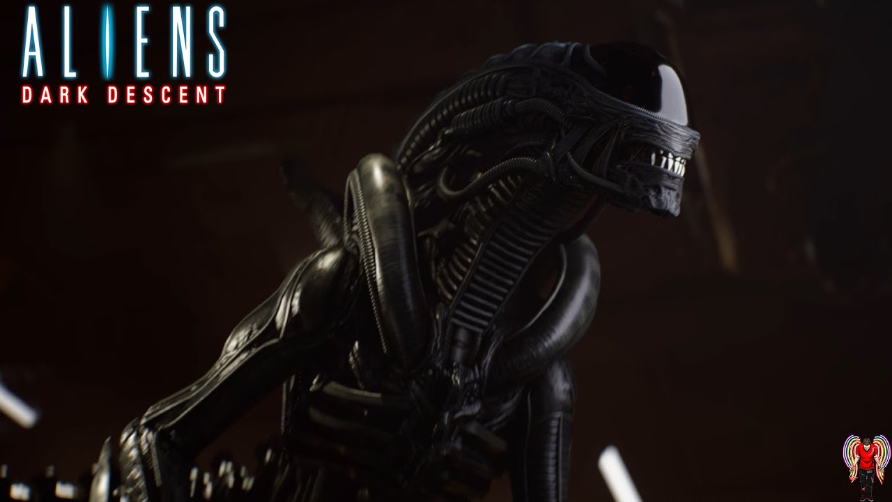 Aliens: Dark Descent - Xenomorph Queen Boss Fight - Pioneer Station