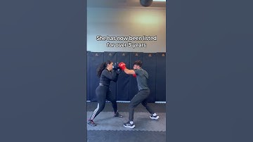 Incredible moment when sister helps brother in boxing journey