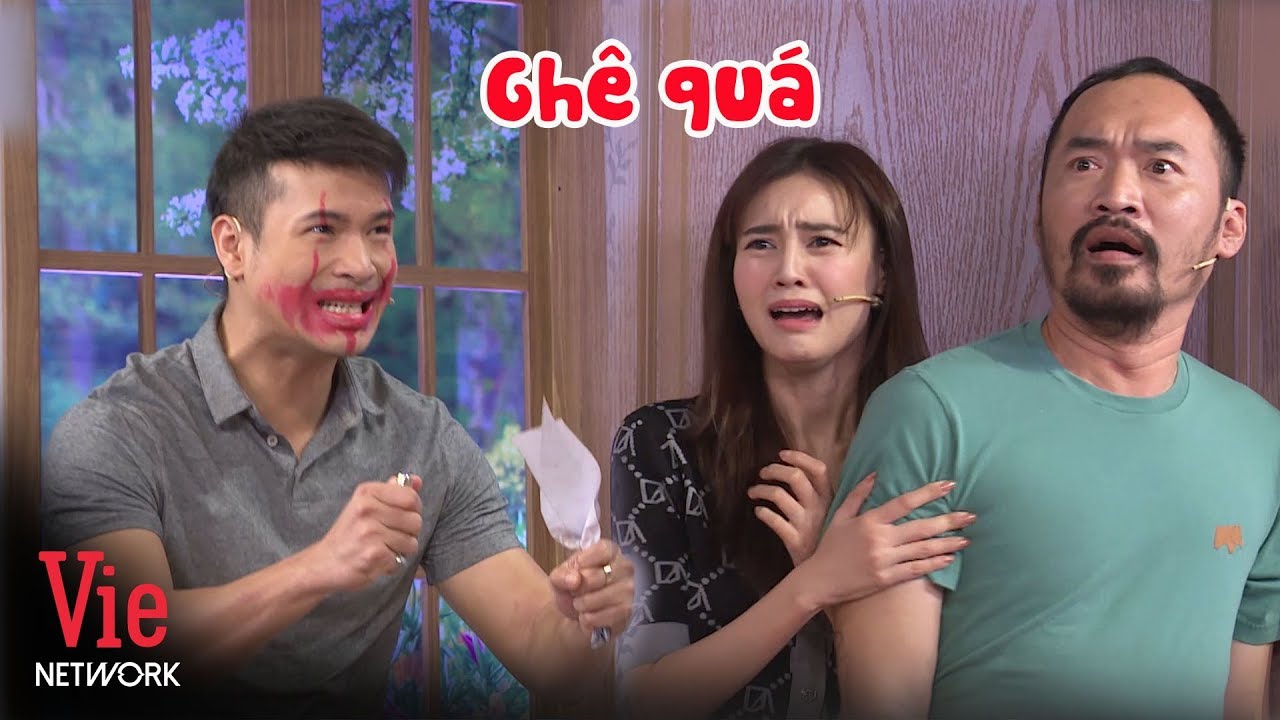 Tiến Luật, Lan Ngọc khiếp sợ khi bị Trương Thế Vinh hóa Joker hù | 7 Nụ Cười Xuân Mùa 3