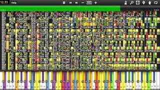[Black MIDI] Synthesia - Night of Nights 0.85 Million