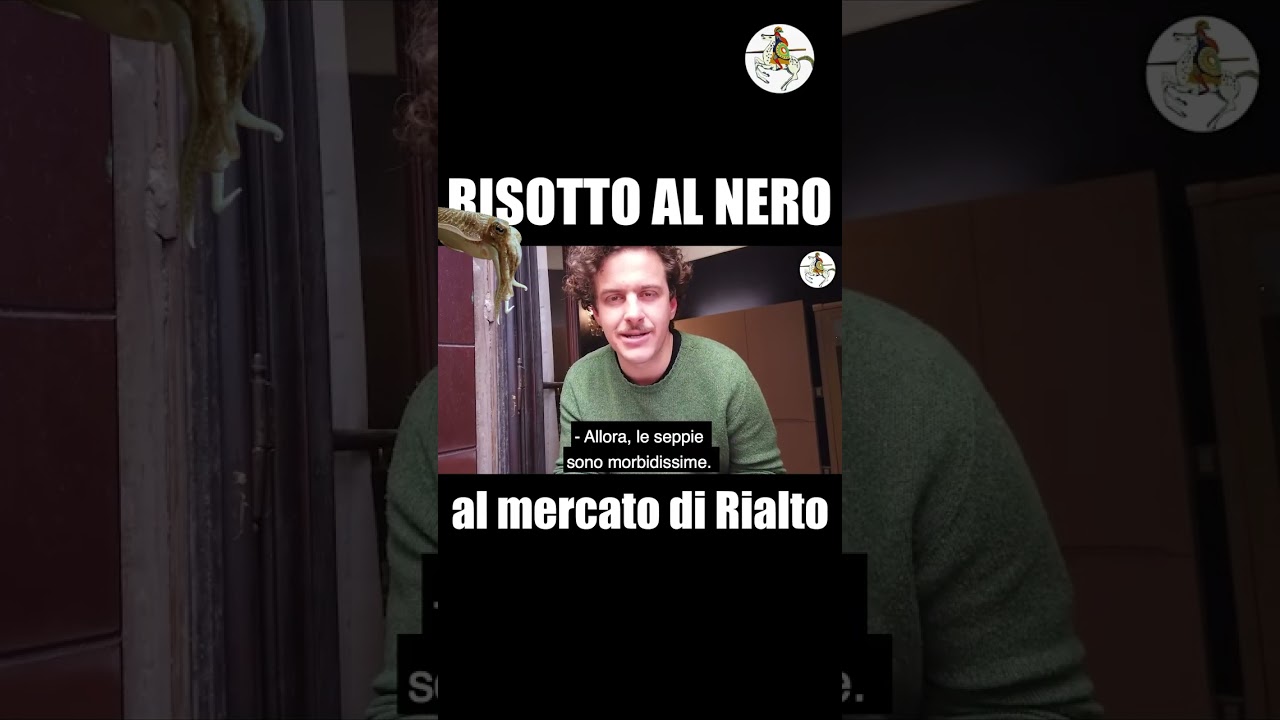 Risotto al nero di seppia! Prenota la mappa su www.ilviaggiodiscoperta.it