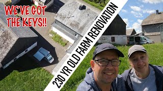 We've got the keys! - ep1 - Renovating a 230 year old farmhouse in Germany