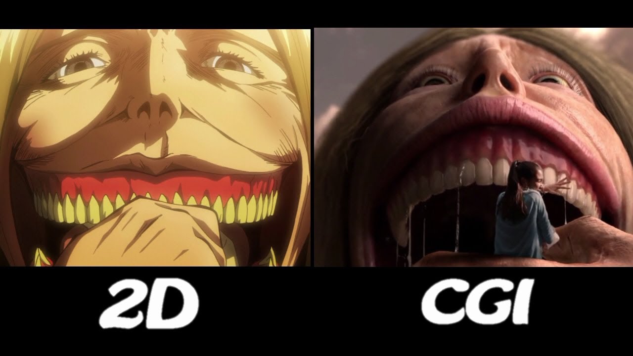 Attack on Titan - Hand-Drawn vs CGI