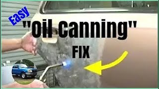 Oil Canning Auto Body Panels Fix - How to Shrink Sheet Metal screenshot 3