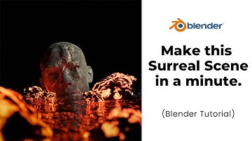 Surreal Scene in a Minute | Blender tutorial