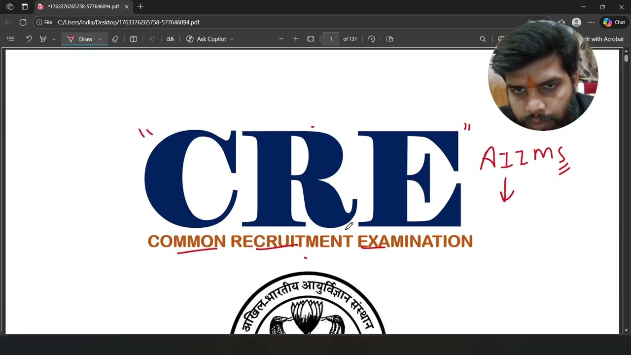AIIMS CRE Recruitment 2025 - Apply Online for 1383 Group B and Group C Posts