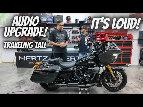 It's Loud! New Hertz audio upgrade for my Harley-Davidson Road Glide.