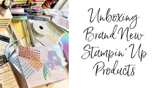 Stampin’ Up! - Haul unboxing! NEW PRODUCTS