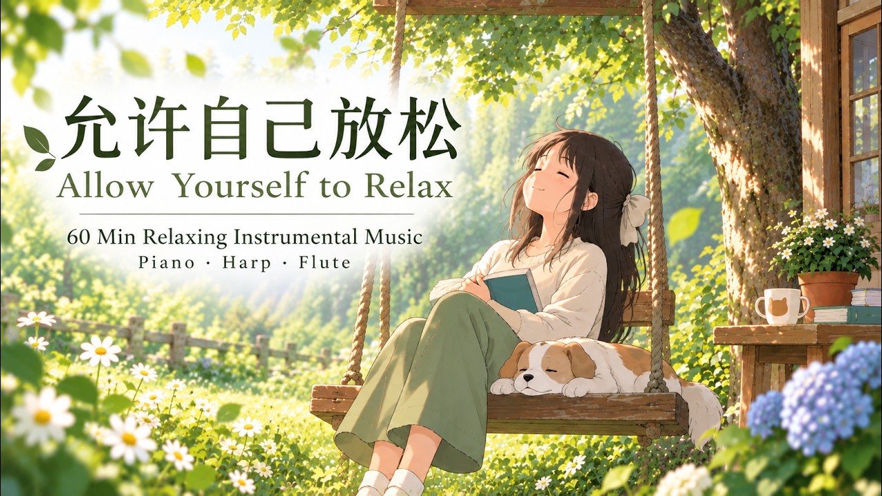 允许自己放松》Allow Yourself to Relax | 60 Min Relaxing