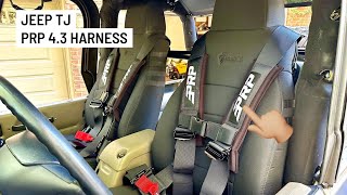 Jeep Wrangler TJ | PRP 4-Point Harnesses Install! by EverydayOffroad 2,214 views 6 months ago 15 minutes